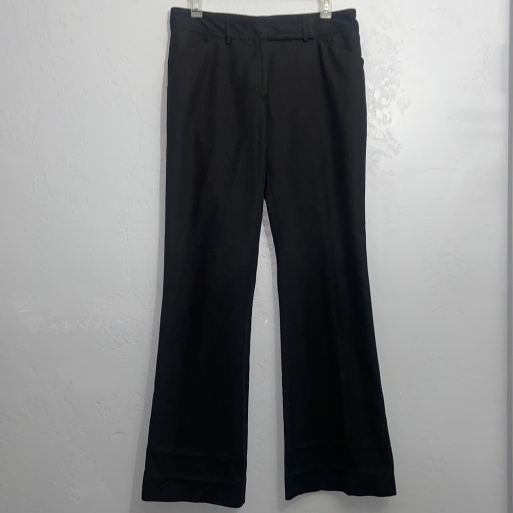 Antonio Melani Women’s Stripe Flat Front Career Business Dress Pants Size 8